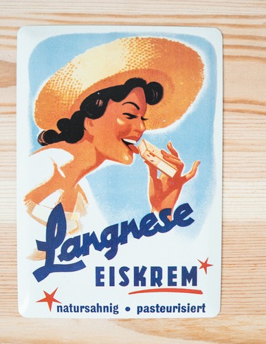 Langnese eiskrem retro - langnese,