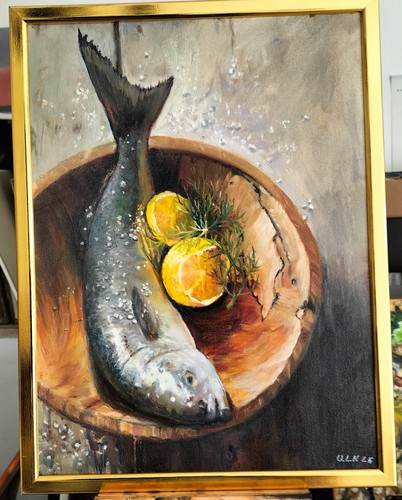 ölgemälde handgemalt - Ölgemälde.,
