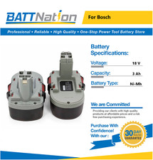 2x 18V 3Ah NiMh Battery for