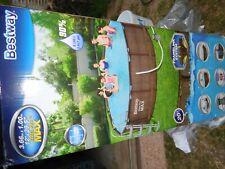 Bestway Steel Pro MAX Rattan 56709 Pool 366 x 100  366x100 Garten Sommer Wasser