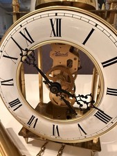 Hermelin Skelettuhr Skelettuhr Mechanisch Mechaniker Messing