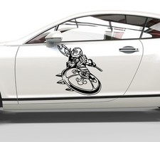 Aufkleber Wikinger mit Schild