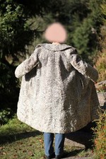 Pelzmantel Persianer Guligaz natur, Kürschnerarbeit Größe 46 gebraucht