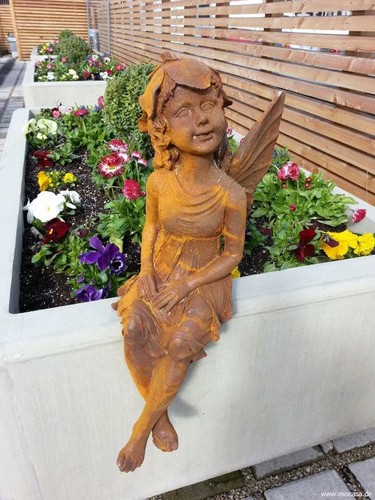 Gusseisenfigur elfe fee - gusseisenfigur,