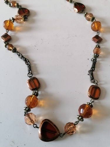 Lange vintage halskette - vintage,