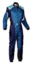OMP KS-3 Anzug Blau Go Kart Racing Overall CIK 3 Schichten