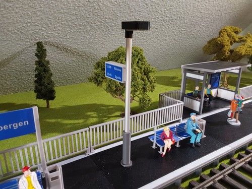 Bahnsteig lampe mit - bahnsteig,