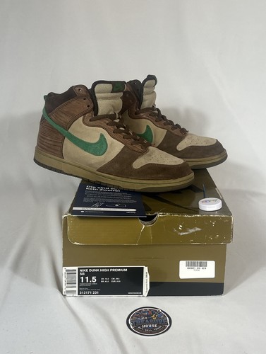 Nike dunk high - nike, wood