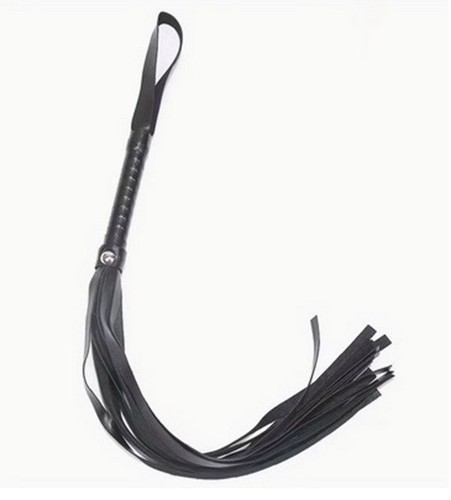 Top schwarze lederpeitsche - schwarze,