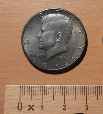 1/2 Dollar / Half Dollar Kennedy 1964,  900er Silber