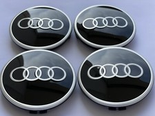 4x Original Audi A3 RS3 8V 2023 Rad Kappen Naben Felgen Deckel Abdeckung Emblem