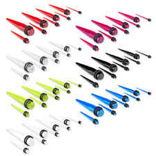 Dehnstab Dehnstift Ohr Dehner Stab Taper Plug Expander 1,6mm - 19mm Piercing Set