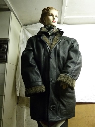 Lammfell lederjacke herren - lammfell,