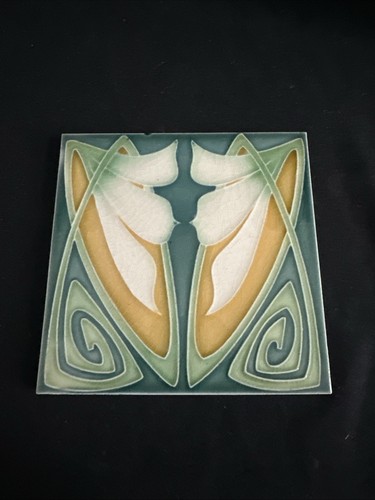 Antike jugendstil fliese - jugendstil,