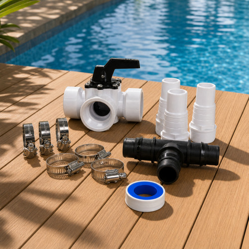 Pool bypass set wege ventil - set,
