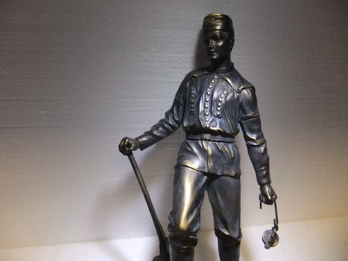 Bergmann figur bronze - bergmann,
