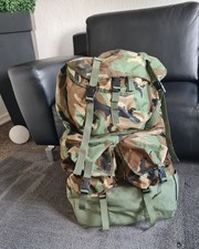 ?? US Army Rucksack Bag Equipment Panzerbesatzung Woodland M81 NOS Deadstock