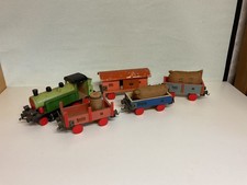 Alte Holzeisenbahn Holzspielzeug Zug Reichsbahn Sammler Vintage