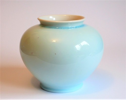 Porzellan vase türkisblau - !,