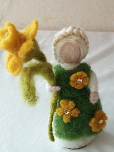 Handgemachte filzpuppe - handgemachte,