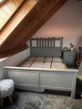 IKEA Bett HEMNES 140x200cm, gebraucht mit Lattenrost