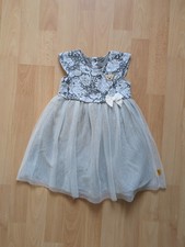 Steiff Mädchen Kleid grau