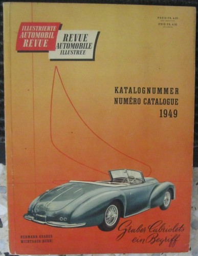 Automobil revue 1949 katalog - revue,