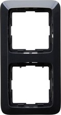 Kopp Rivo 2-Fach für Lichtschalter Abdeckrahmen Steckdose Rahmen Anthrazit