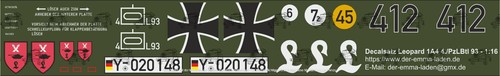 Decal bogen für tamiya - decal,