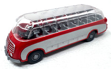 Wiking H0 73 Reisebus Setra mit Fahrer - rot silber - HO H0 1:87