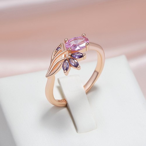 Ring mit 585er rosegold - mit,