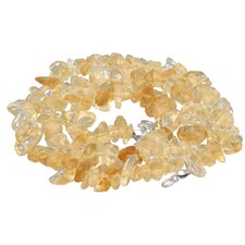 Citrin gelb Splitterkette |