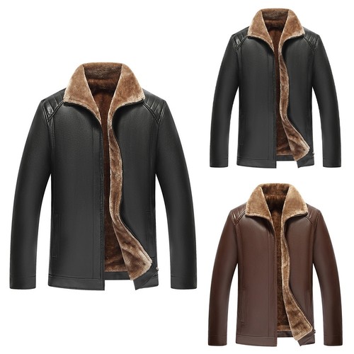 Retro herren jacke kunstleder - herren,
