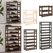 Holz Weinregal Massivholz Flaschenständer 12 bis 77 Wein Flaschen Regal Ständer