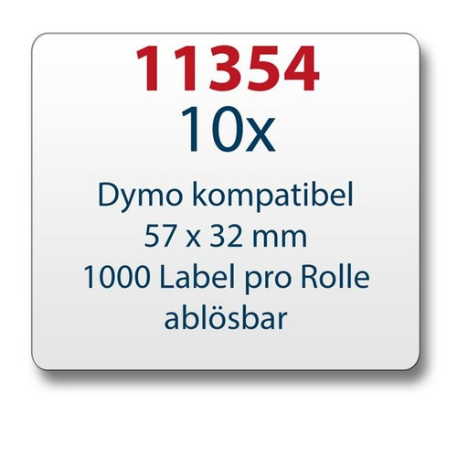 10x label ablösbar kompat zu - 10x,