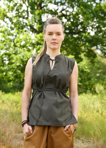ärmellose mittelalter bluse - Ärmellose, mittelalter-bluse