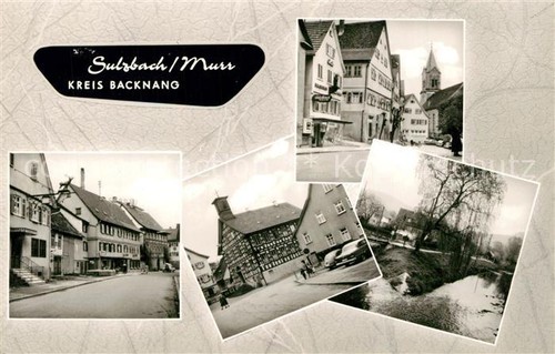 Sulzbach murr motive - sulzbach, altstadt