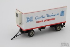 Herpa Kühlanhänger weiß/rot