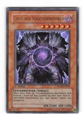 Yugioh CAIUS DER SCHATTENMONARCH , sdde-de001 Ultra Rare deutsch Exc 1. Auflage