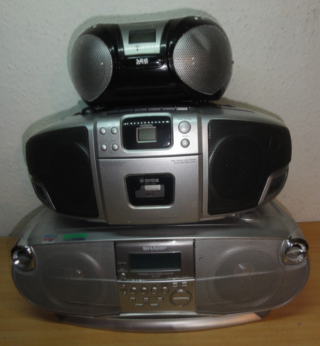 Player radio recorder - 3x, cd-player