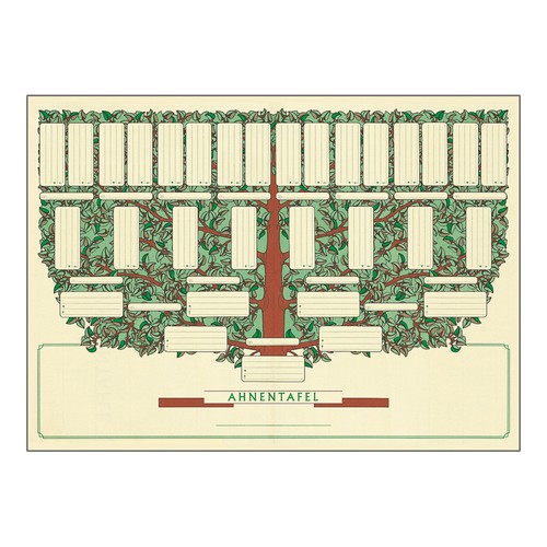 Ahnentafel kleiner baum - ahnentafel, baum"