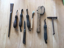 altes Schusterwerkzeug Schuhmacher Leder