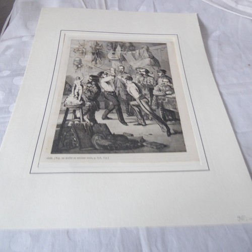 Stahlstich lithografie - stahlstich,