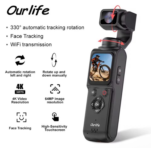 Action kamera gimbal - action,