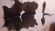 Echtes Kuhfell ca. 120cm X 105 Cm schwarz weiss
