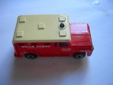 Matchbox Superfast No 69 Armoured Truck rot "Wells Fargo" 1978