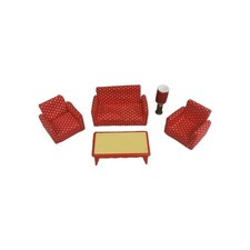 Lundby barton puppenhaus - barton, rot