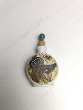 Sanndizeller Porzellanfabrik Schnupftabakflasche Porzellan Jagt Auerhahn