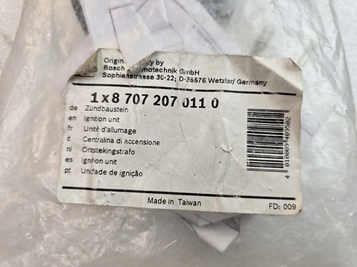 Bosch 87072070110 zündeinheit - 87072070110,