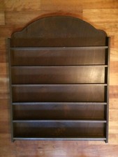 Regal Setzkasten für Franklin Mint MINIATUR Sammelteller von ca. 8 cm LEER